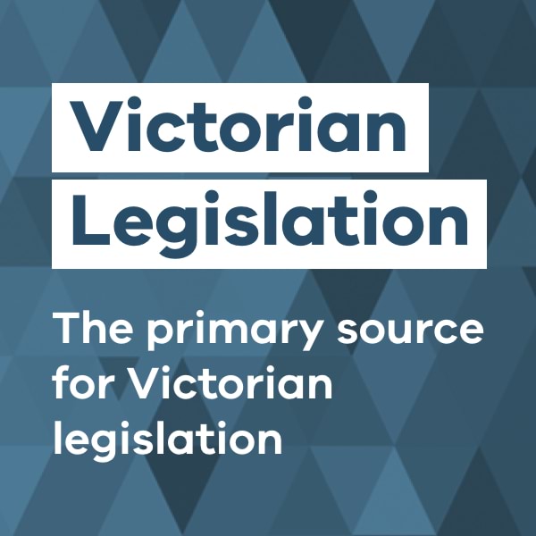 www.legislation.vic.gov.au